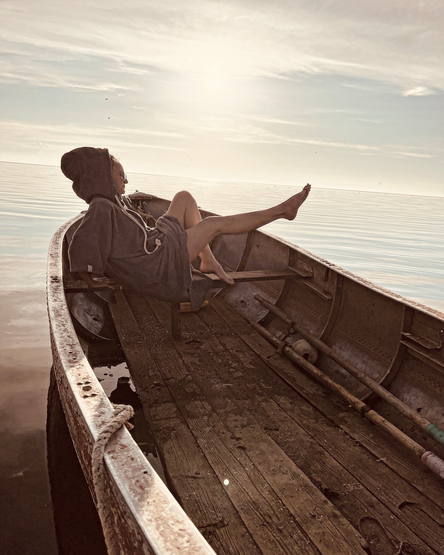 Пончо унисекс - серое