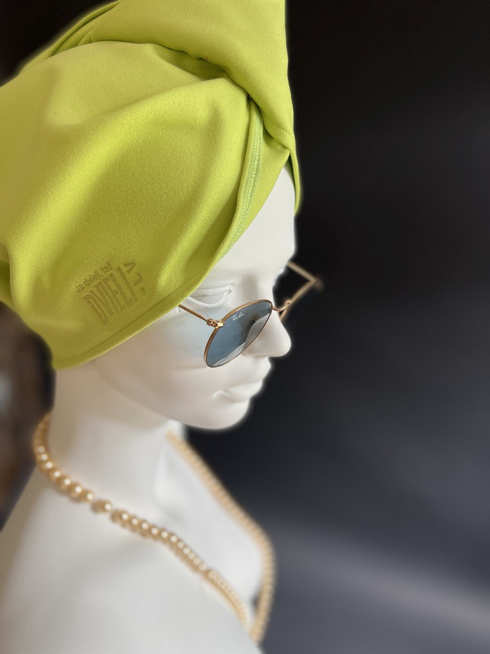 Matu dvielis Turbāns - plānā mikrošķiedra / zaļš