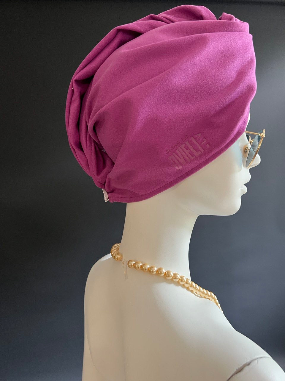 Matu dvielis Turbāns - plānā mikrošķiedra / ceriņu lillā