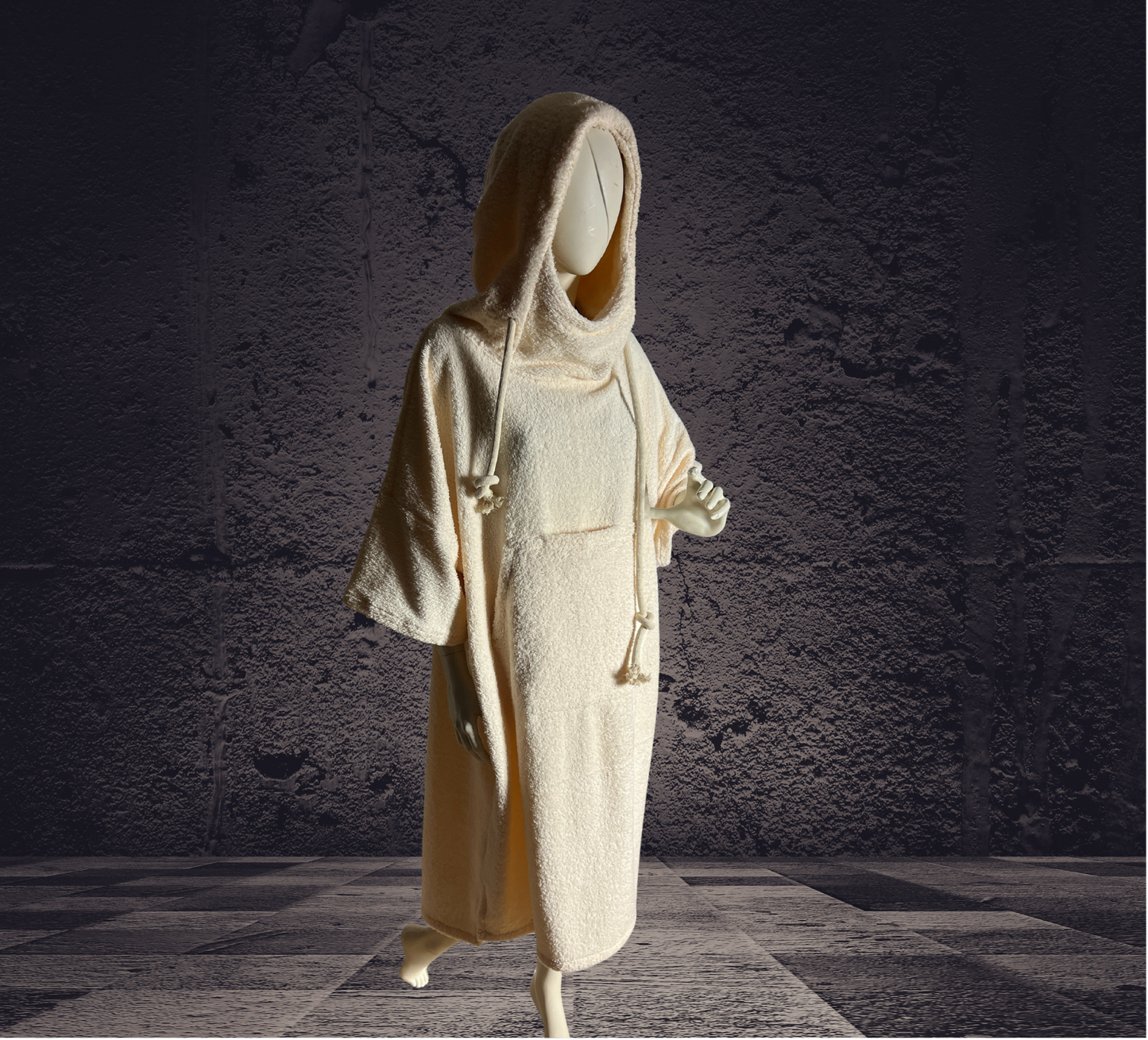 Pončo unisex - šampanieša