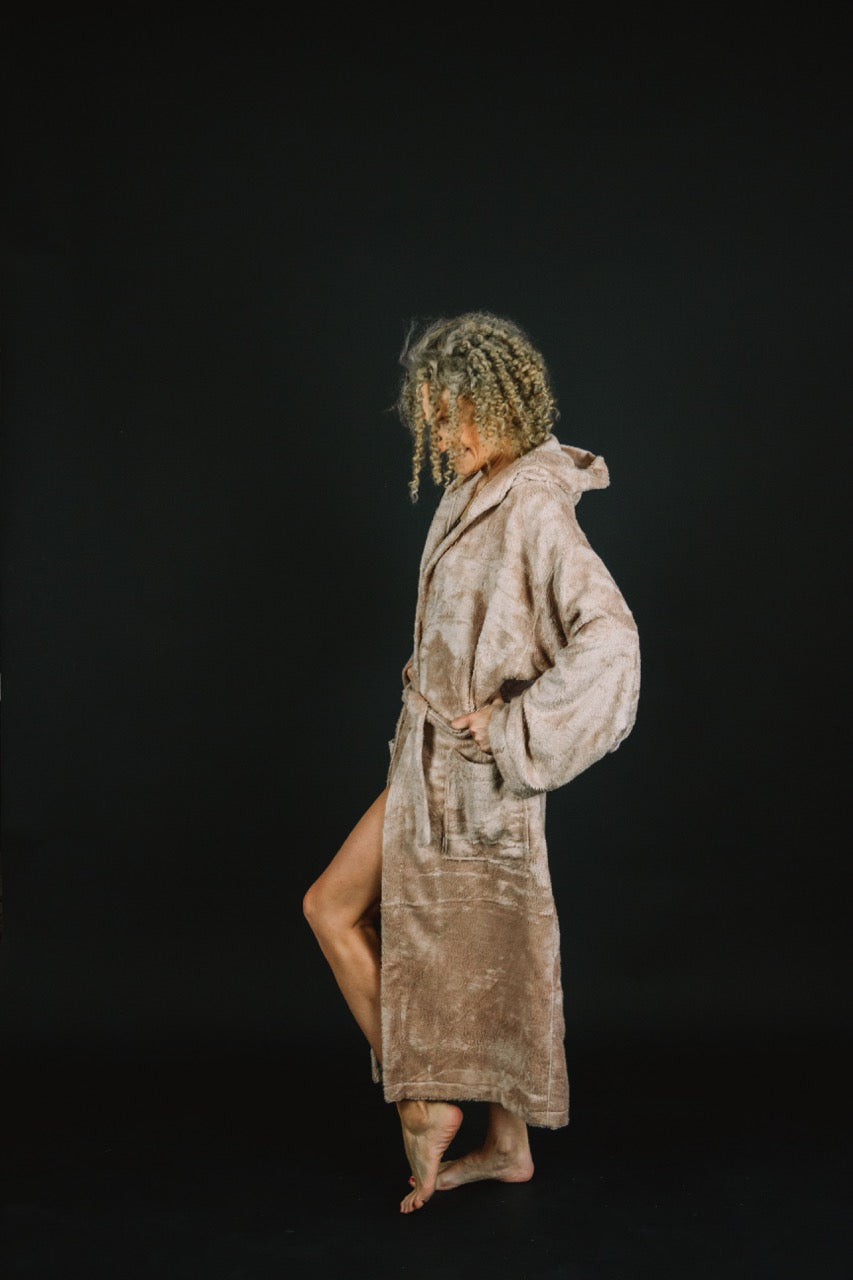 Bamboo Terry Bathrobe / BLUSH PINK