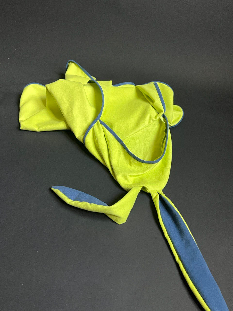 Mikrošķiedras kapučdvielis ZAĻŠ ar zilpelēku