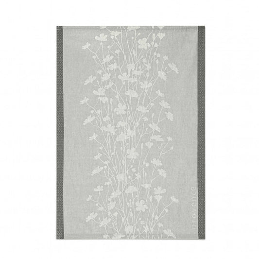 Virtuves dvielis - provinces ziedi pelēks