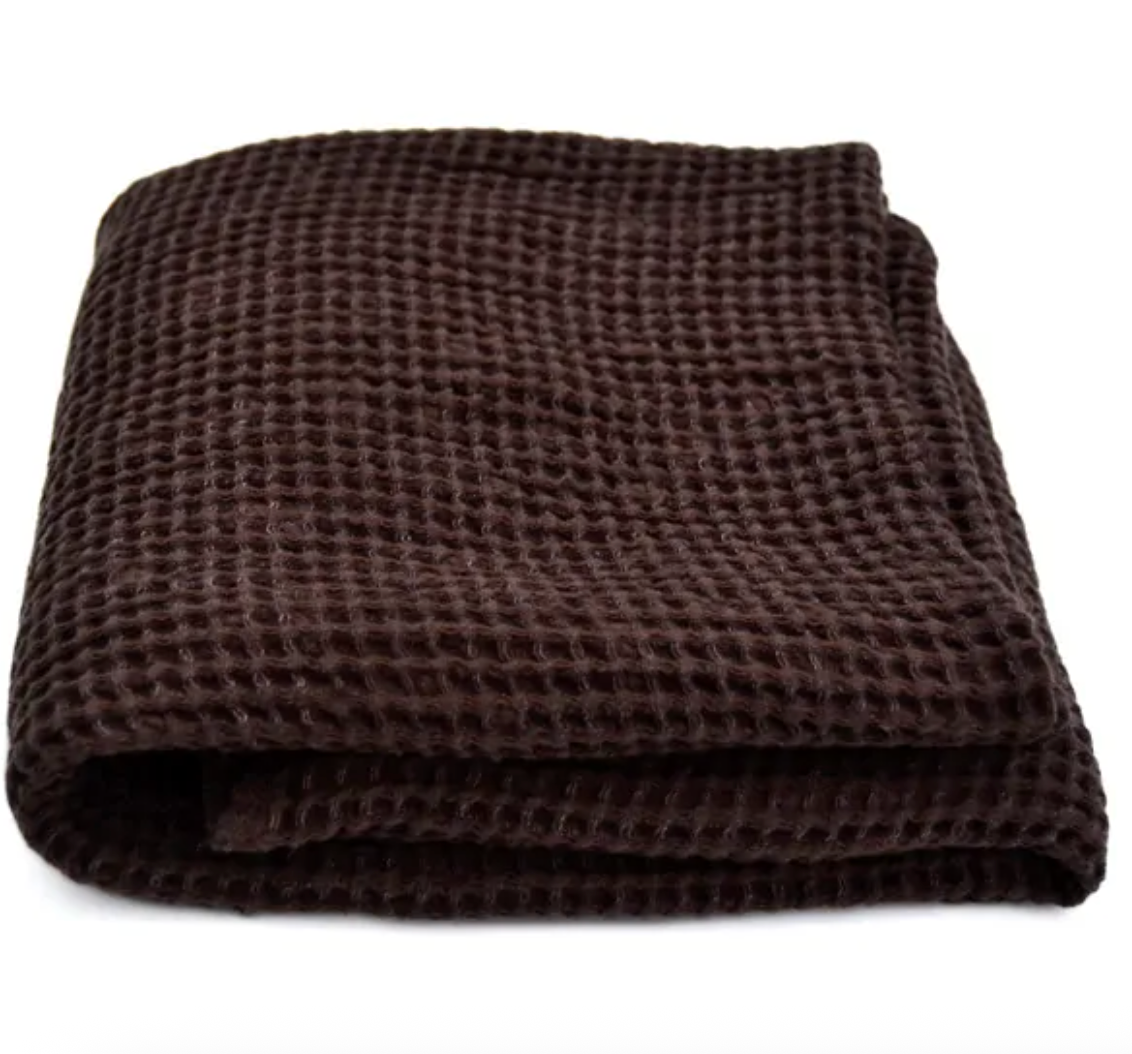 Lina pirts/vannas dvielis | tumši brūns