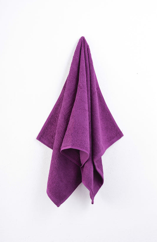 Махровое полотенце СИРЕНЕВЫЙ