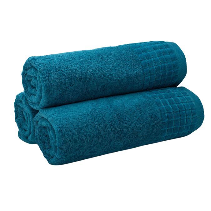 Dvielis ar kubiņiem 50x100cm - MINERĀLZILS