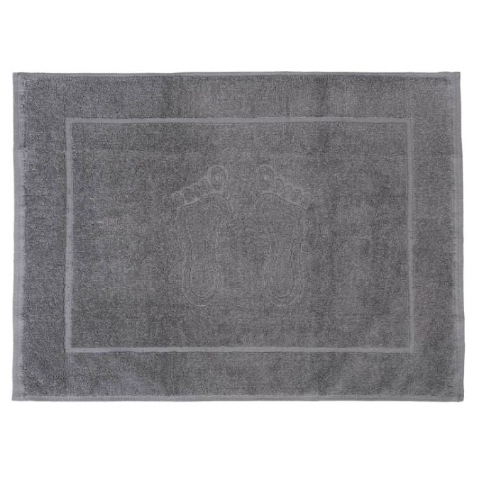 Frotē kāju vannas paklājs / gaiši pelēks