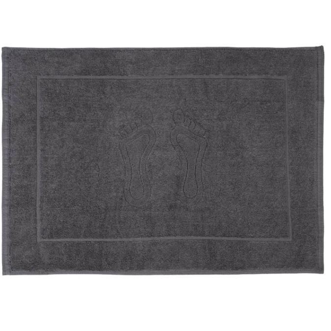 Frotē kāju vannas paklājs / pelēks