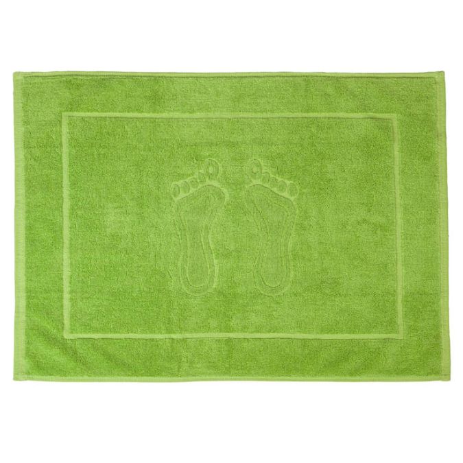 Frotē kāju vannas paklājs / zaļš