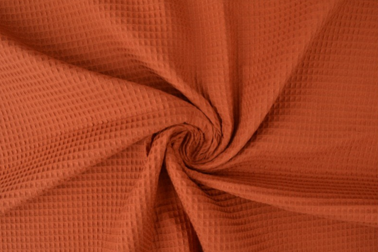 Полотенце из вафельной ткани / КИРПИЧНО-КРАСНЫЙ