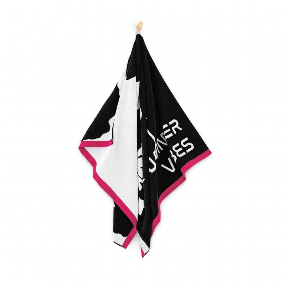 Frotē dvielis - melnā dāma