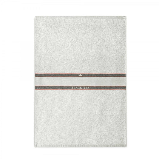 Кухонное полотенце - чёрный чай/листья