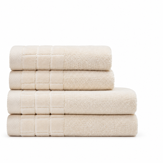 Squares Cotton Terry Towel | 500 GSM