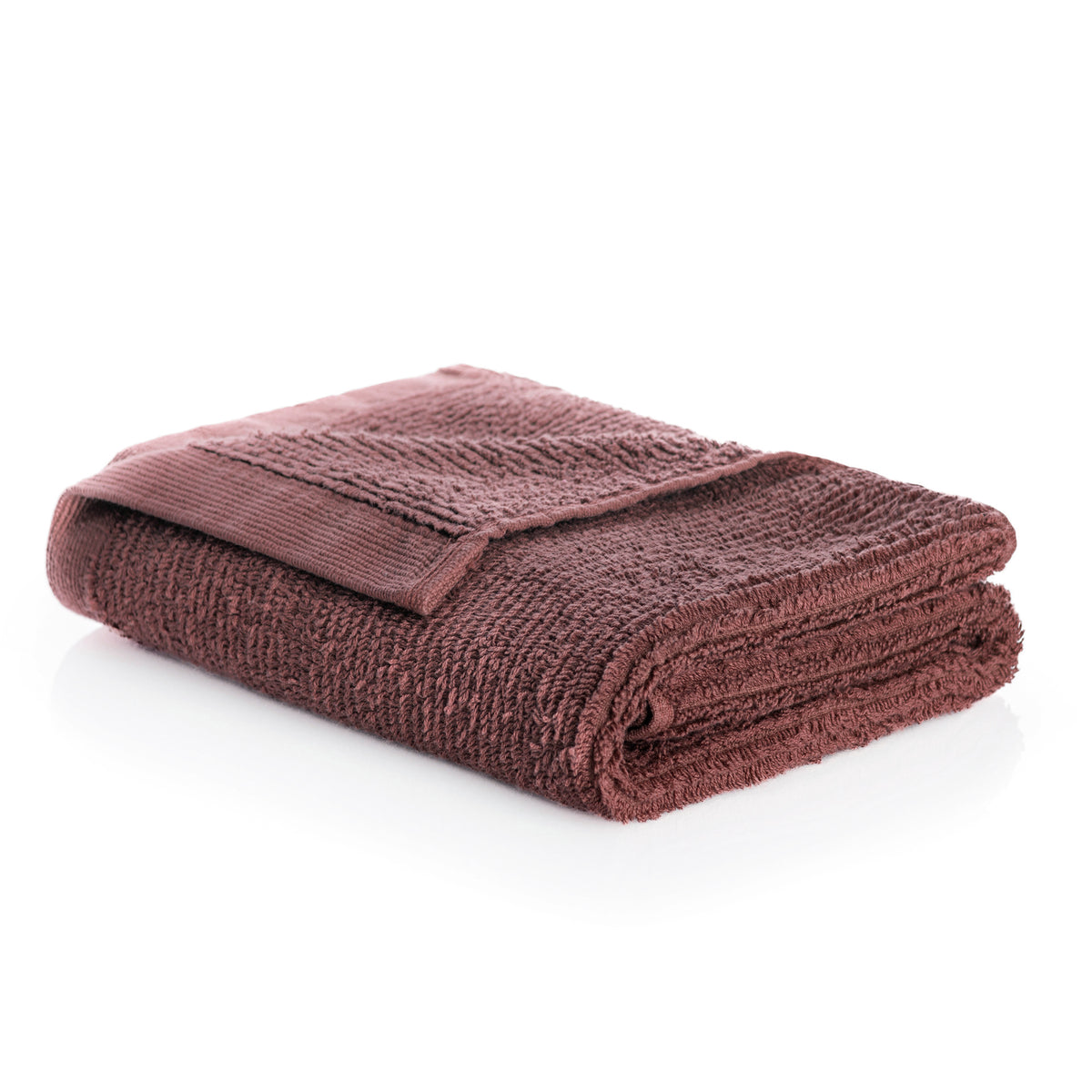 RIBBON TOWELS - MARSALA SET OF 3