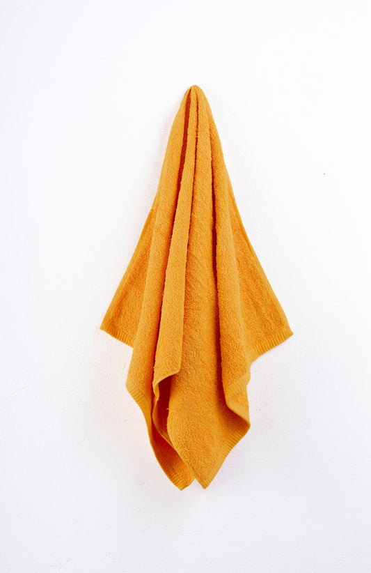 Махровое полотенце ТЕПЛЫЙ ЖЕЛТЫЙ