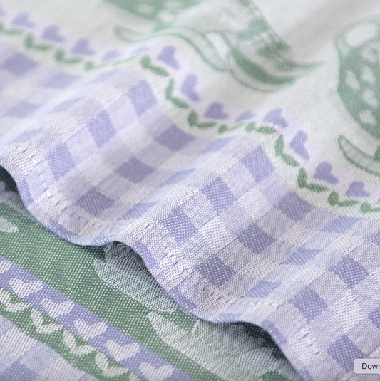 Kitchen Towel - Teapot violet