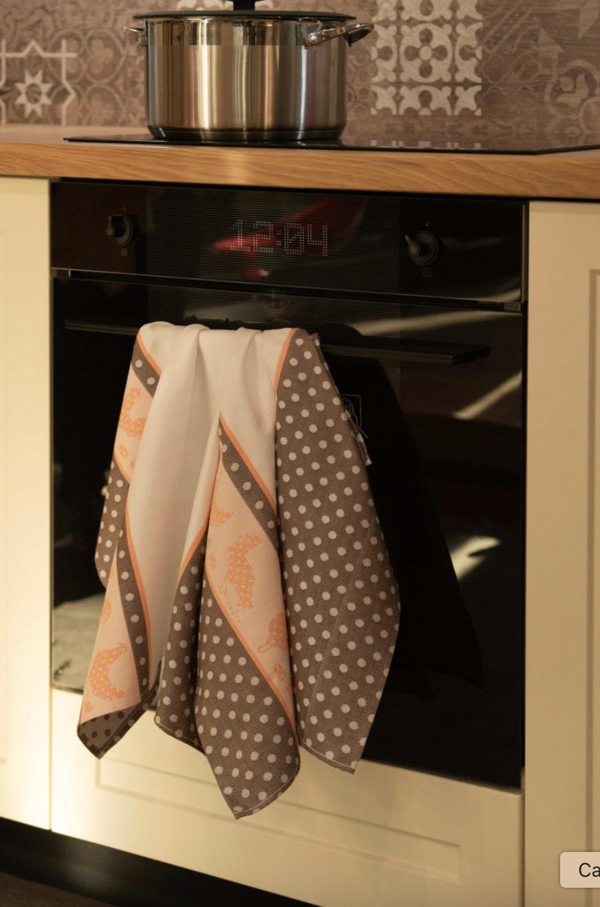 Kitchen Towel - Chicken Grey