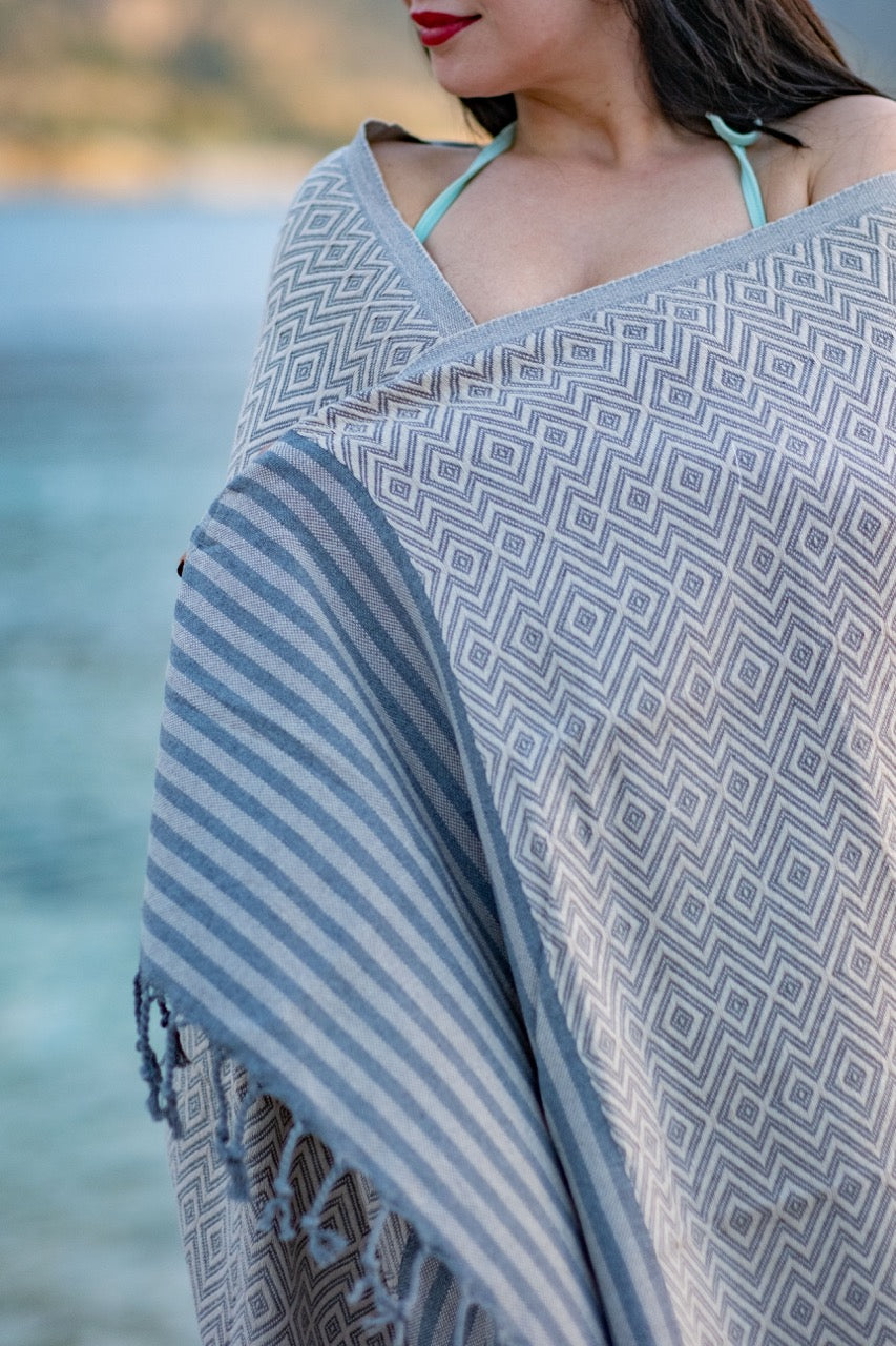Beach Towel Tila - grey