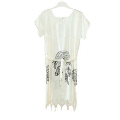 Muslīna pludmales kleita  / mandala