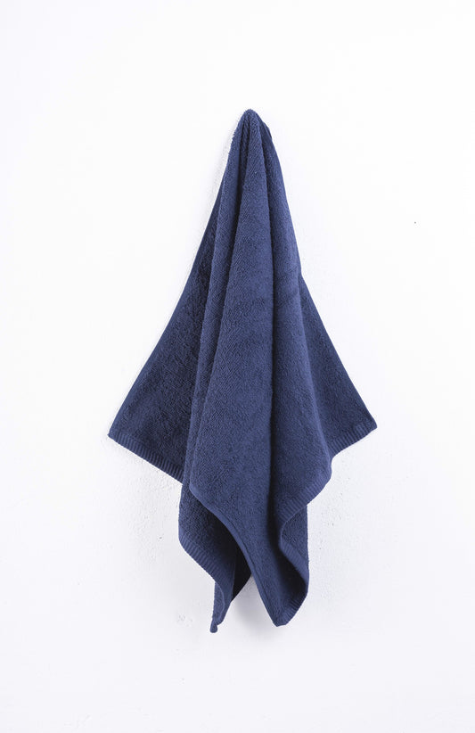 Махровое полотенце ТЕМНО-СИНИЙ