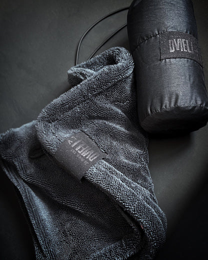 Полотенце для сушки кузова автомобиля, 1200 г, 40х60 см / серое