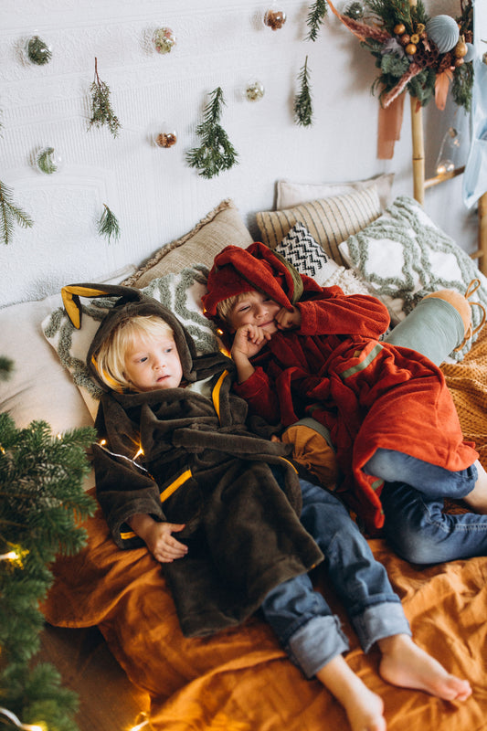 Bērnu halāts - zaļš