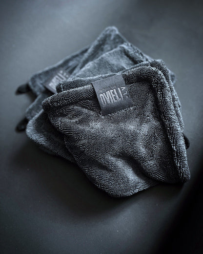 Полотенце для сушки кузова автомобиля, 1200 г, 40х60 см / серое