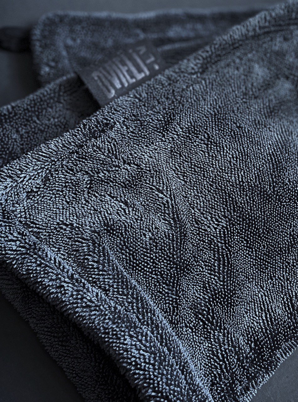 Полотенце для сушки кузова автомобиля, 1200 г, 40х60 см / серое