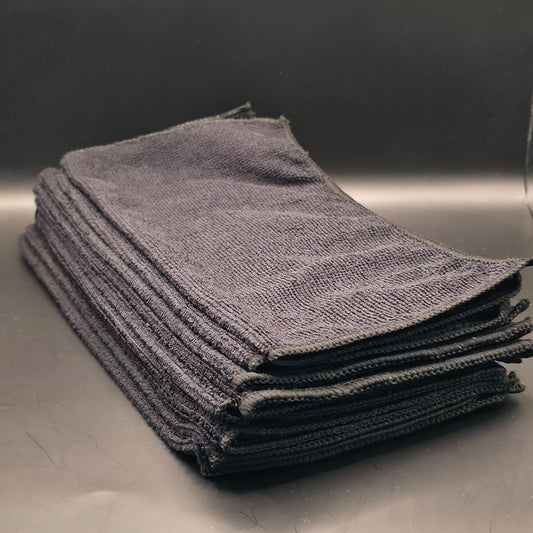 Mikrošķiedras lupatiņa 30x30cm, melna