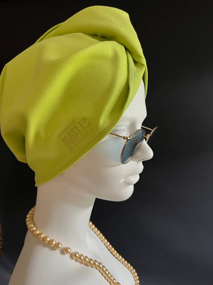 Matu dvielis Turbāns -  plānā mikrošķiedra / zaļš