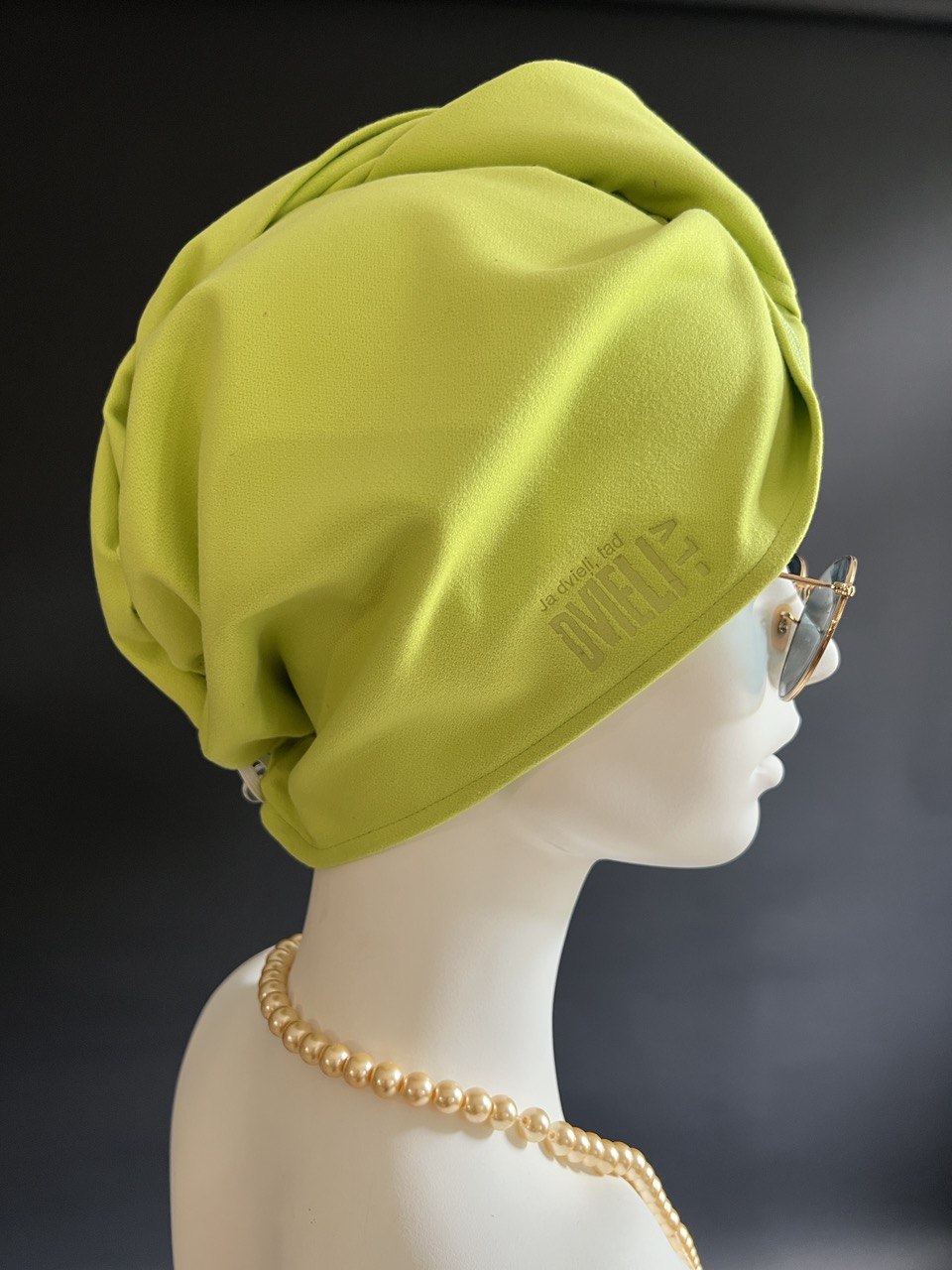 Matu dvielis Turbāns -  plānā mikrošķiedra / zaļš