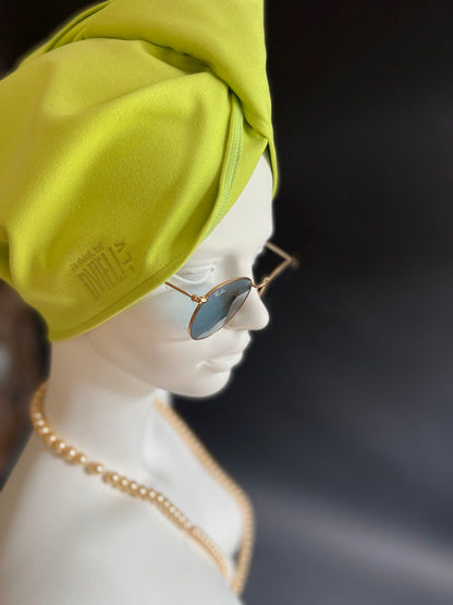 Matu dvielis Turbāns -  plānā mikrošķiedra / zaļš