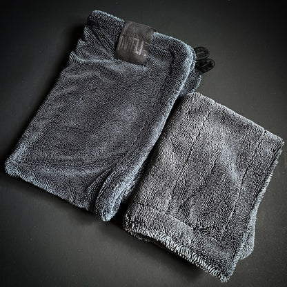 Полотенце для сушки кузова автомобиля, 1200 г, комплект из 2 штук.