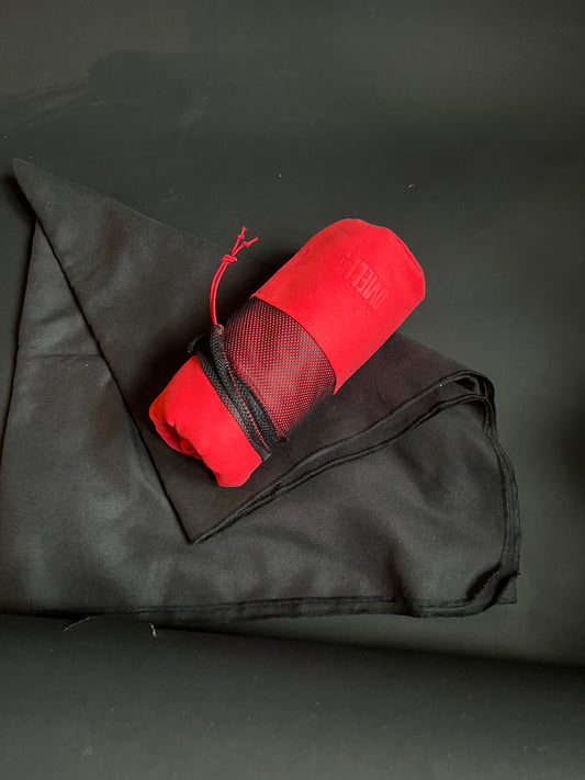 Микрофибровое полотенце / 3 размера / красный