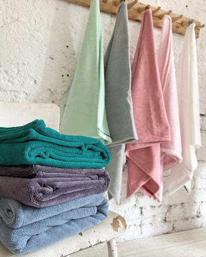 Bambusa vannas dvielis - dzeltens / 2 izmēri