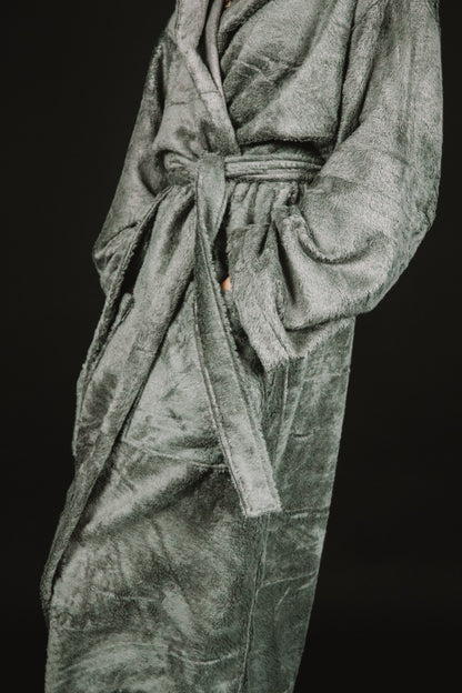Bamboo Terry Bathrobe / GREEN