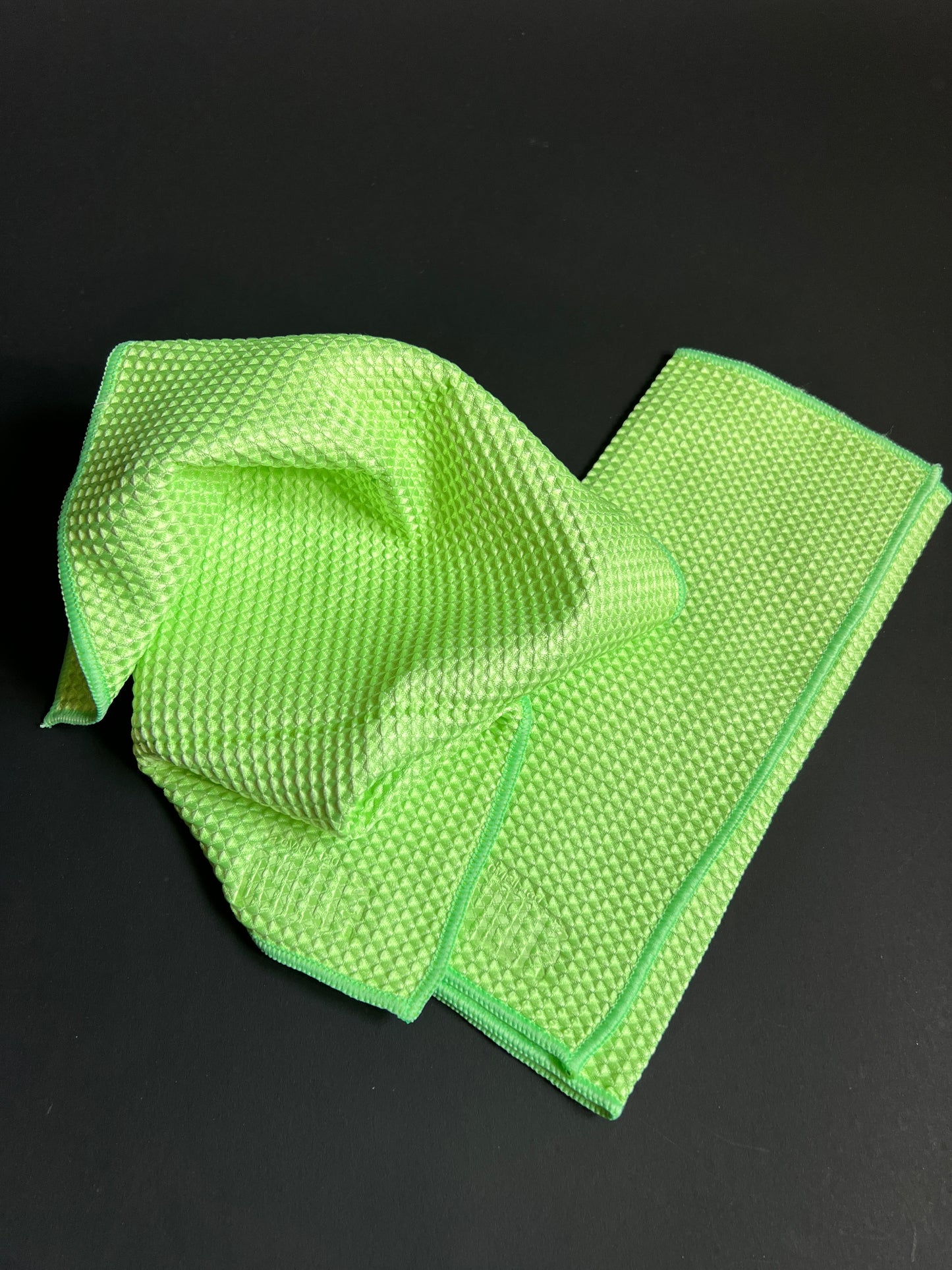 Вафельная салфетка из микрофибры для зеркал и окон, 60x40 см.