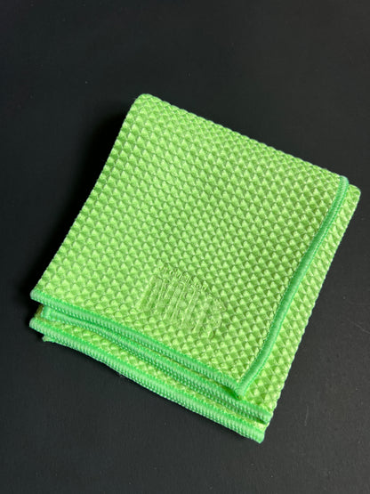 Вафельная салфетка из микрофибры для зеркал и окон, 60x40 см.