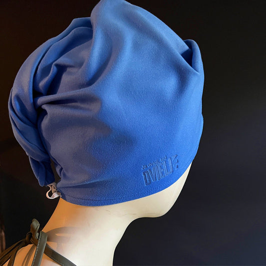 Matu dvielis Turbāns - planā mikrošķiedra / zils