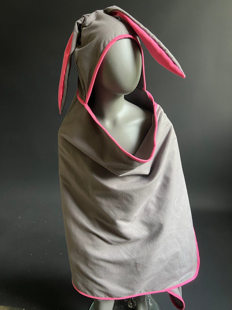 Mikrošķiedras kapučdvielis PELĒKS ar rozā