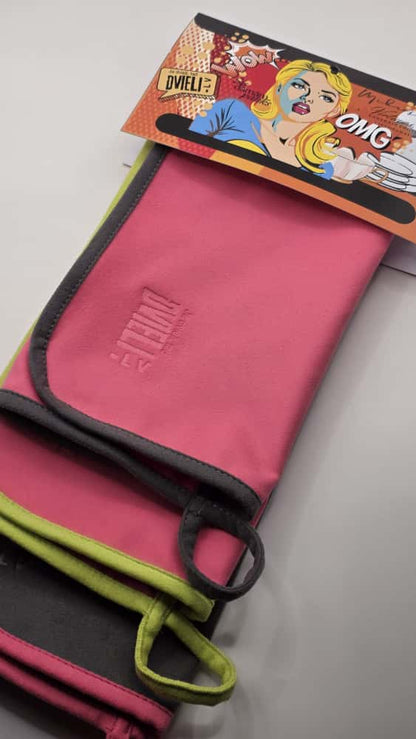 Kitchen towel set - pink