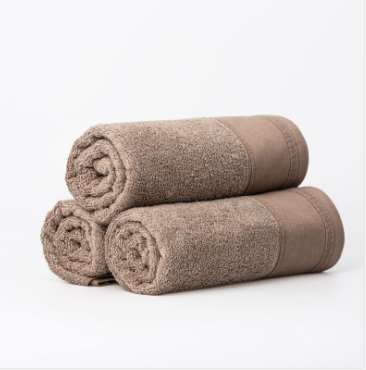 Махровое полотенце / КОРИЧНЕВОЕ / ЭКОЛОГИЧНОЕ!