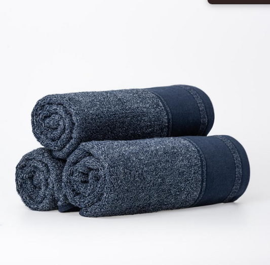 Махровое полотенце / СИНИЙ / ЭКОЛОГИЧНОЕ!