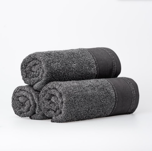 Махровое полотенце / СЕРОЕ / ЭКОЛОГИЧНОЕ!