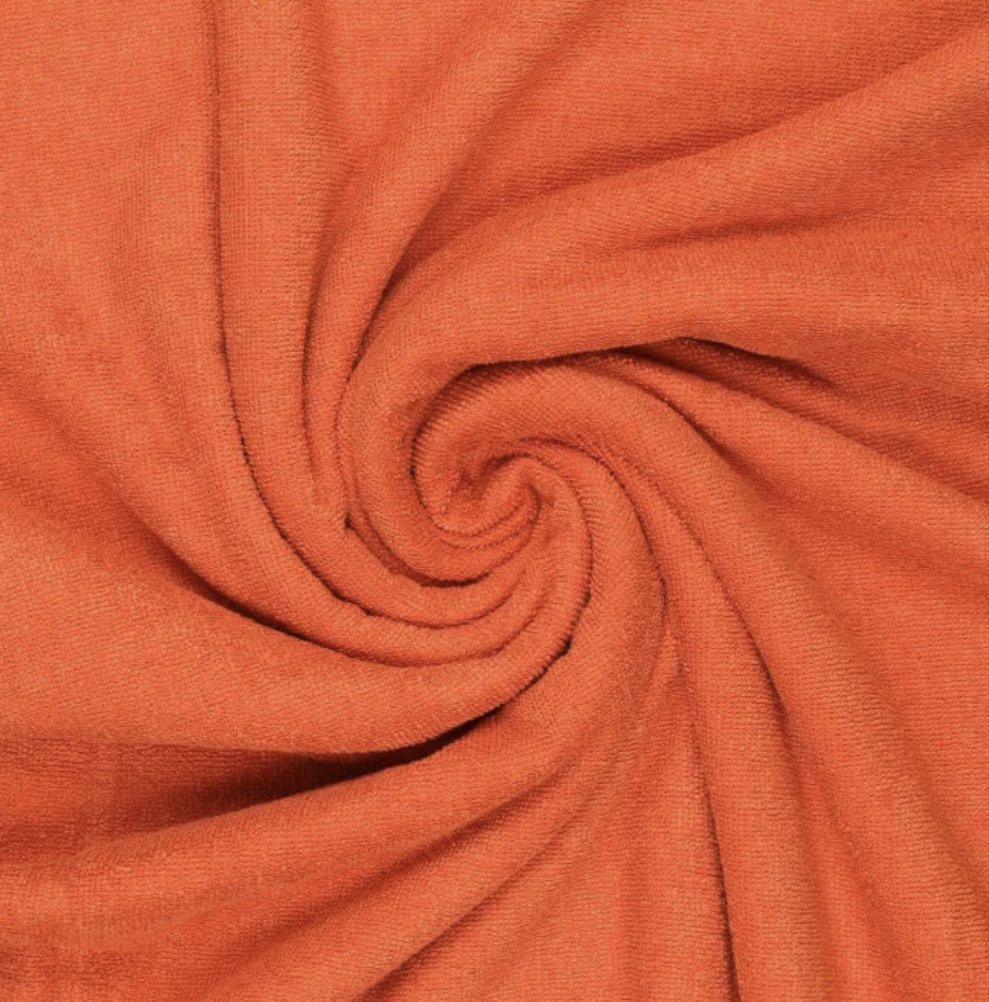 Bambusa frotē dvielis - oranžs / 3 izmēri