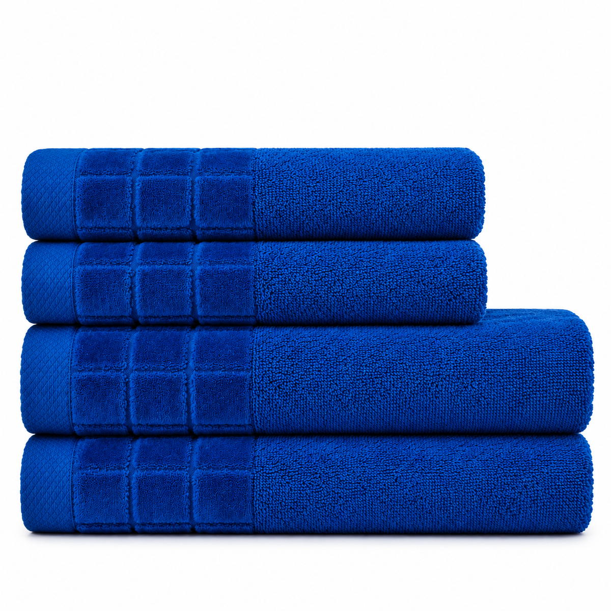 Squares Cotton Terry Towel | 500 GSM