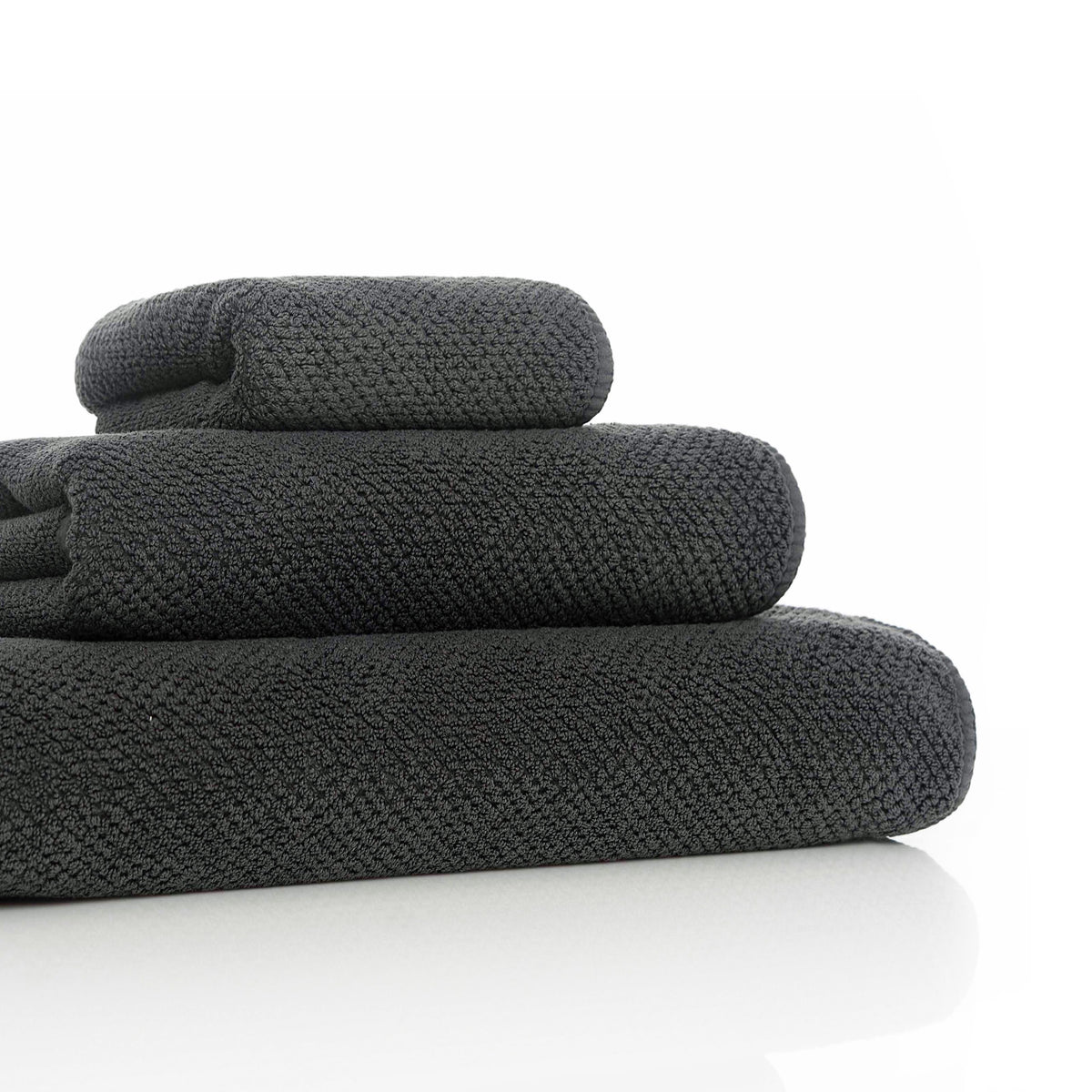BEE WAFFLE TOWELS - STORM