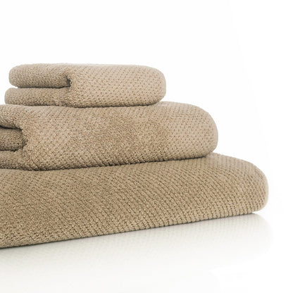 BEE WAFFLE TOWELS - BEIGE