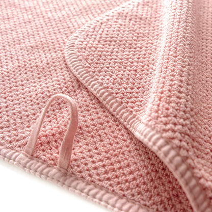 BEE WAFFLE TOWELS - BLUSH