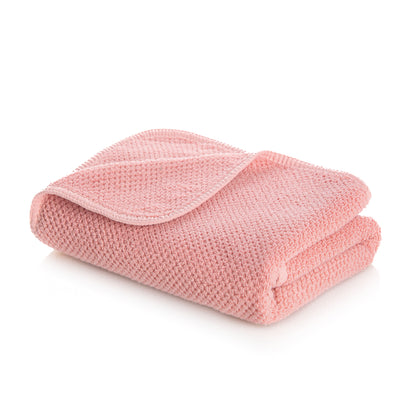 BEE WAFFLE TOWELS - BLUSH